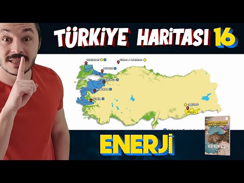 TÜRKİYE'DE  ENERJİ - Türkiye Harita Bilgisi Çalışması  (KPSS-AYT-TYT)