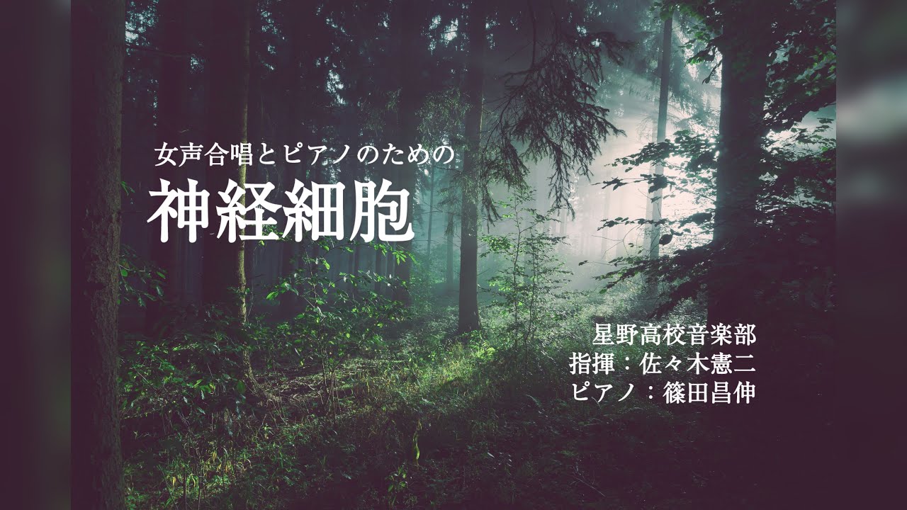 女声合唱とピアノのための「神経細胞」