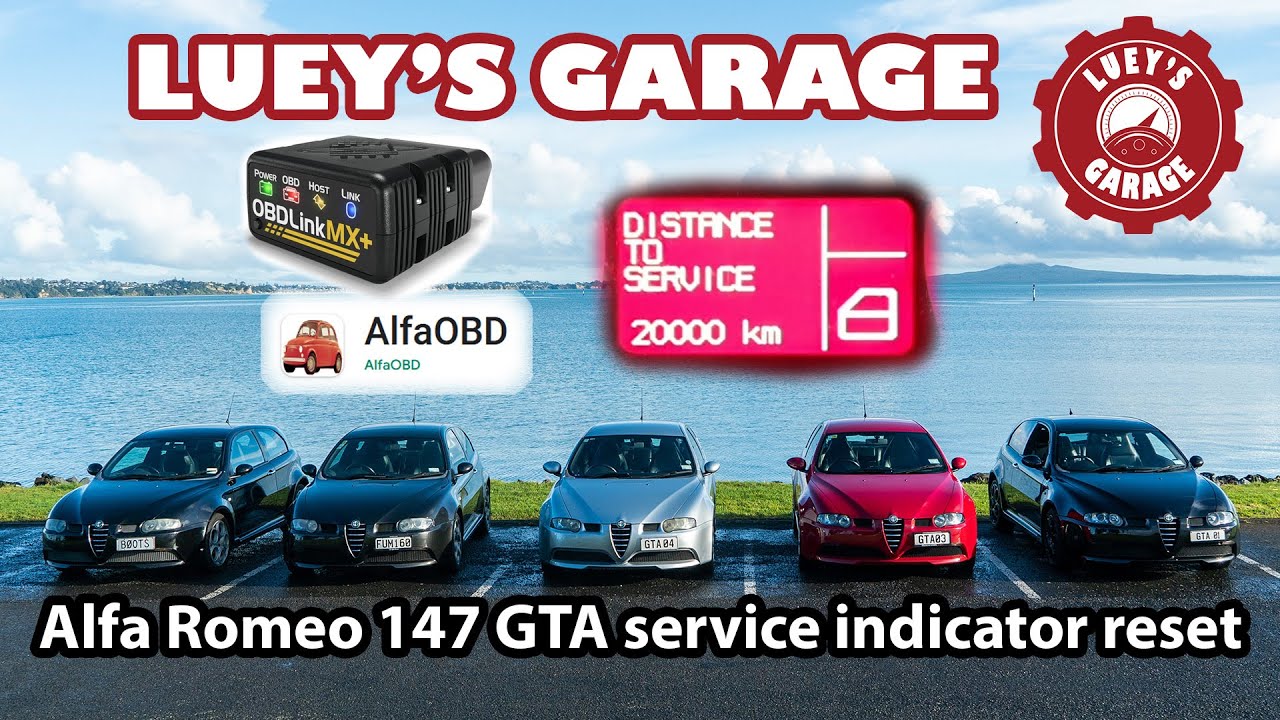 Alfa Romeo 147 GTA Ep24 - Reset service indicator with OBDLink MX+