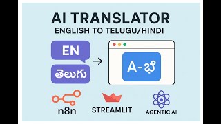 🚀 AI Translator App | English to Telugu/Hindi | Built with n8n + Streamlit + Agentic AI | screenshot 3