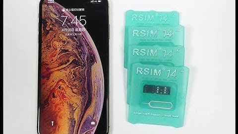 New R Sim 14 unlock iPhone X, XS MAX