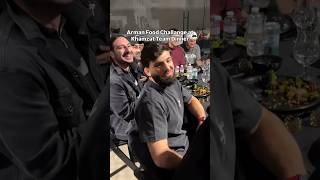 Khamzat Chimaev and Arman Tsarukyan celebrate BORZ 32nd birthday w/ sushi chef at Jaxxon 👨‍🍳 🏆