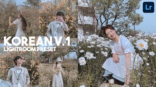Korean V1 Preset  Free Lightroom Mobile Presets Free Dng