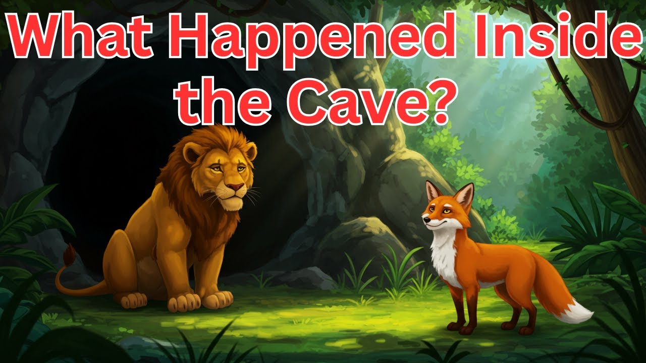 The Old Lion and The Clever Fox | Smart Thinking Moral Story | Must Watch Jungle Tale