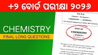 Class 12 CHSE 2026 Chemistry Final Selection 💯 Sure Shot 5 Mark Questions