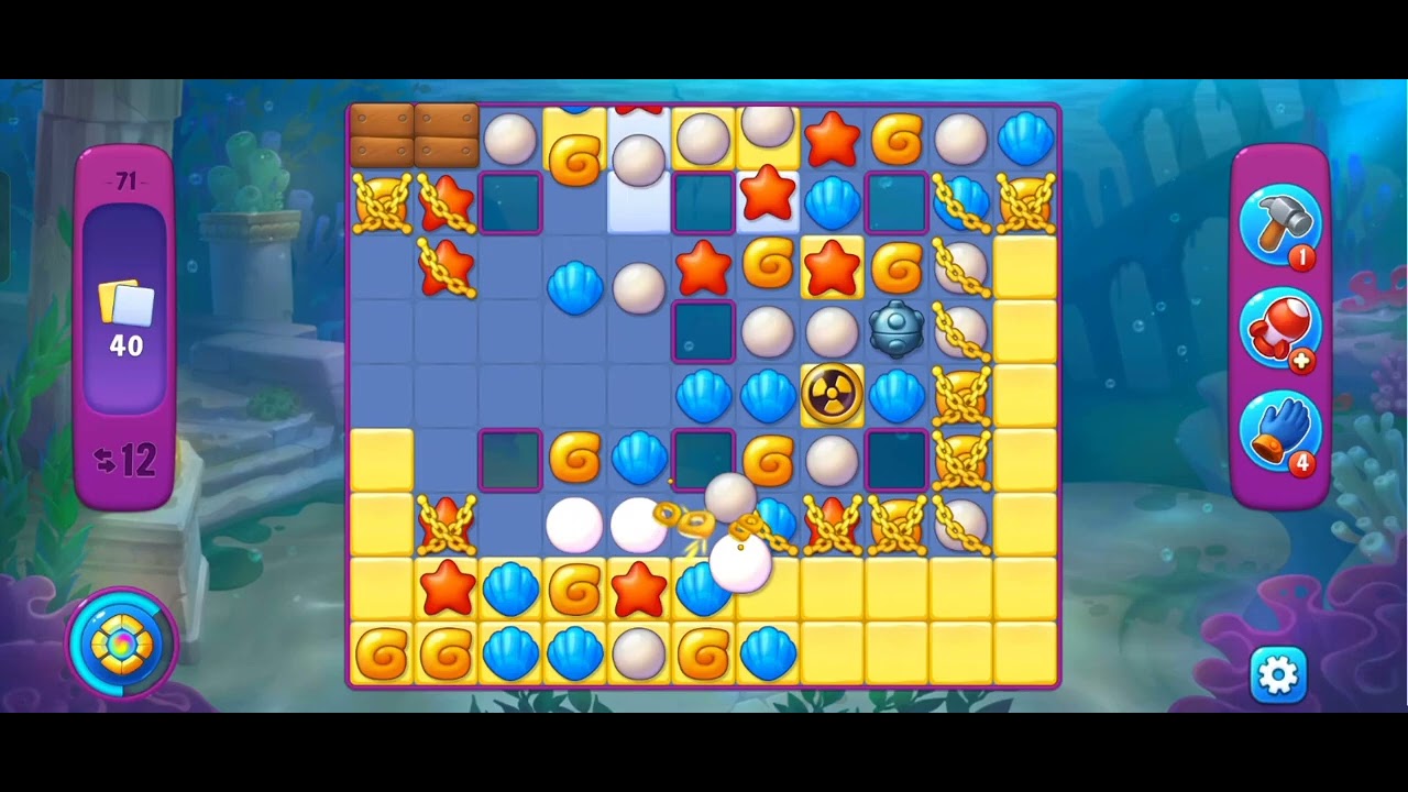 Fishdom puzzle - Super Hard level 71 - Android Gameplay - YouTube