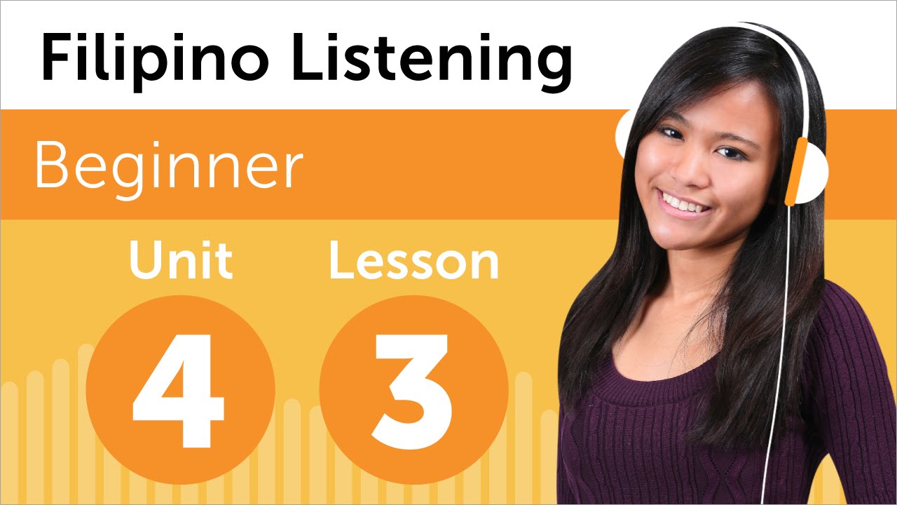 Filipino Listening Practice - Renting a DVD in The Philippines
