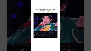 TAEHYUNG IS WEARING A RACER JACKET WITH SLUTTY GLASSES 😭Soo coll 😭#taehyungg#shortvideo