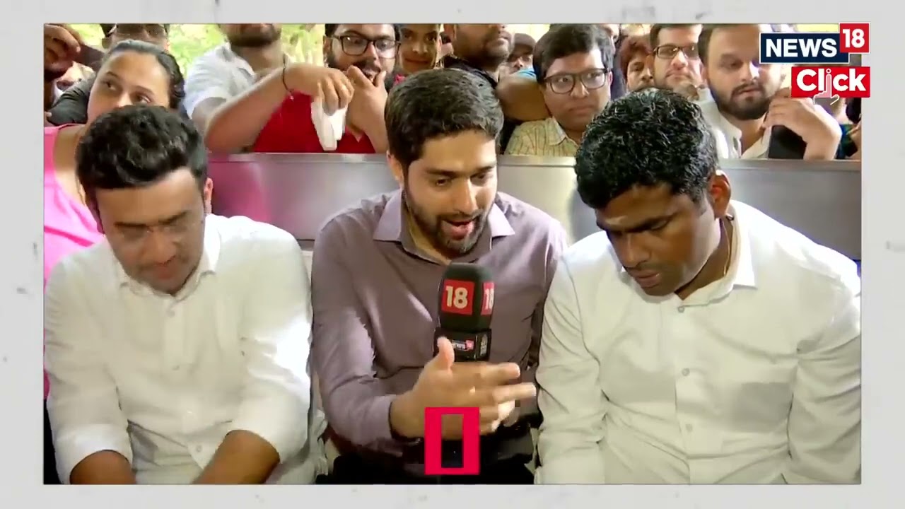 Congress will suffer defeat after its big chombu for Karnataka: Tejasvi Surya & Annamalai