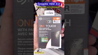 ฮาร์ดดิสก์ Ext. SEAGATE ONE TOUCH WITH PASSWORD ต่อคอมพิวเตอร์โน๊ตบุ๊ค #HDDExt #ฮาร์ดดิสก์พกพา