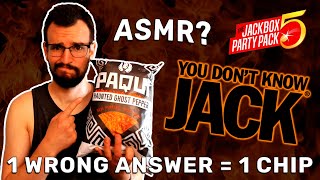 ASMR? You Don't Know Jack Ghost Pepper Chip Challenge ? The Jackbox Party Pack 5