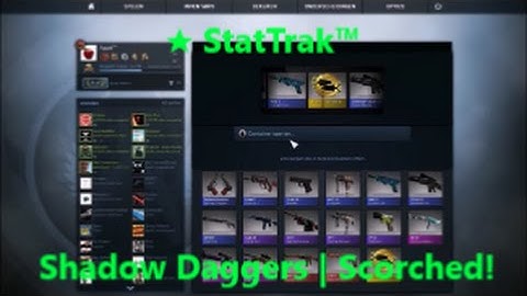 StatTrak Shadow Daggers | Scorched! (CS:GO Case Opening!)