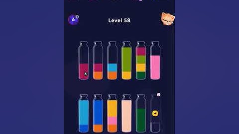 Get Color - Water Sort Puzzle level 58 | Mobile Games