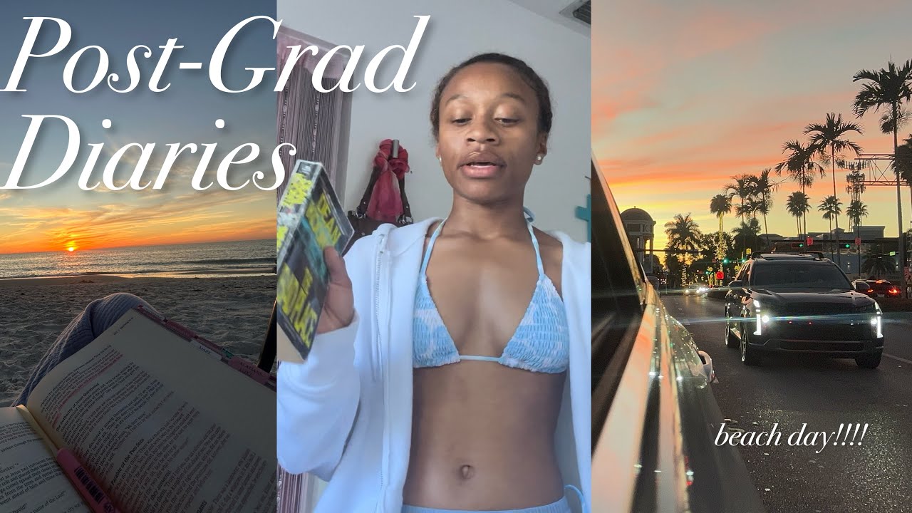 post grad diaries | beach day + beach routine of a self-declared beach bum 