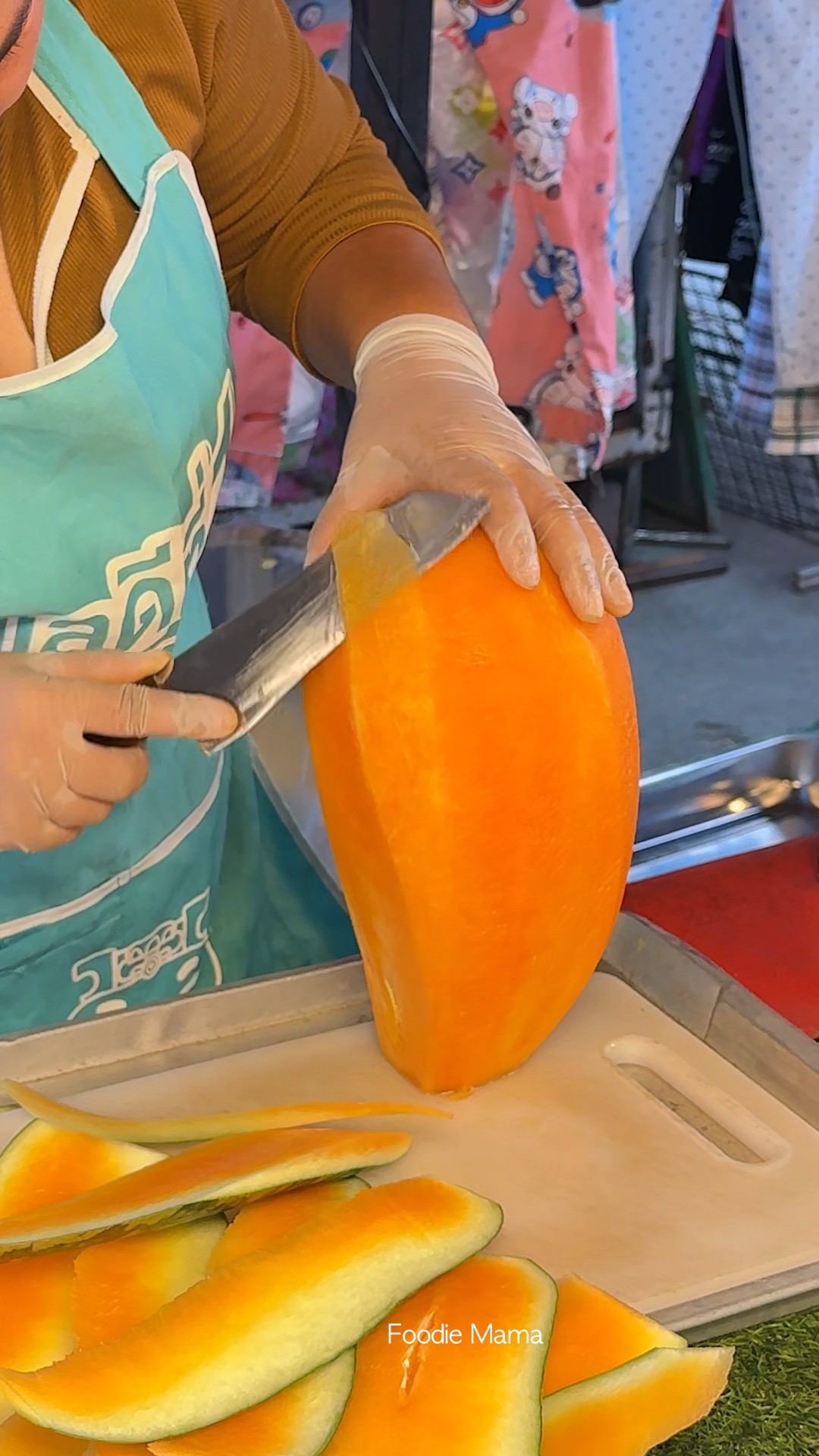 Only $0.6! Fresh Mango Watermelon - Fruit Cutting Skills
