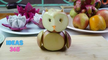 Hướng Dẫn Cách Làm Con Cú Bằng Quả Táo Cực Đơn Giản Và Đẹp Bày Mâm Cỗ Trung Thu -  IDEAS 365