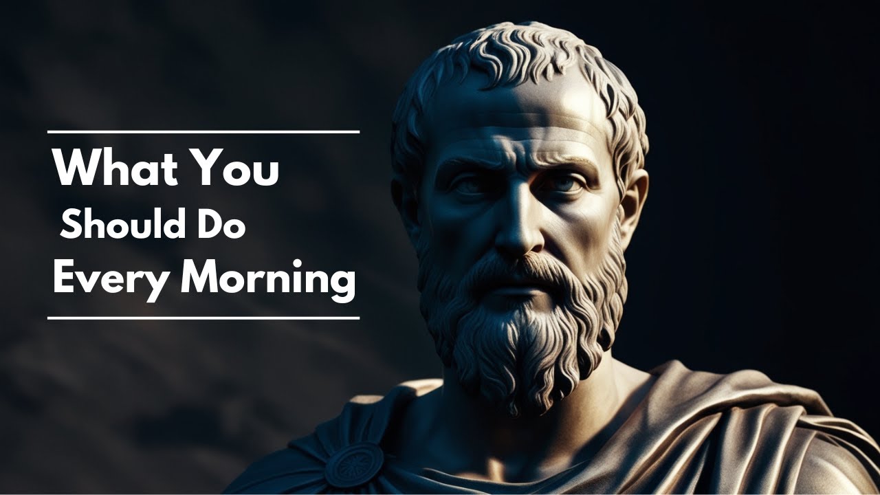 12 THINGS You SHOULD do every MORNING (Stoic Morning Routine ...