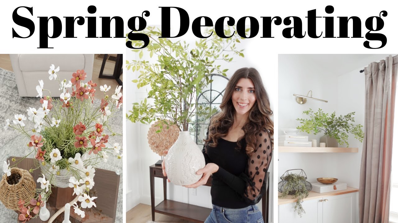 Spring Decorate With Me 2023 / Spring Entryway & Living Room Ideas