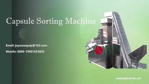 Automatic Softgel Sorting Machine-Softgel Sizer