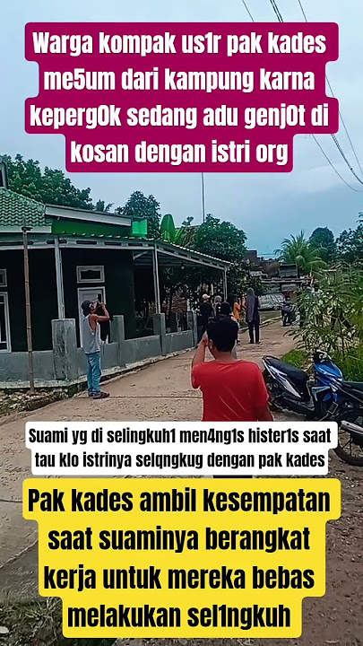 Residents of the village head's unit leave the village because they were caught having a fistfigh...