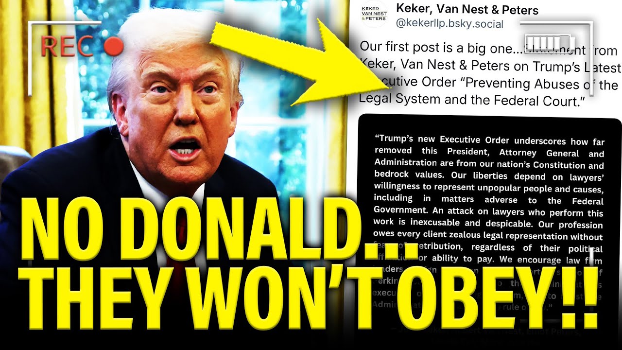 Trump gets CLOBBERED by Law Firm with GUTS to TAKE HIM ON
