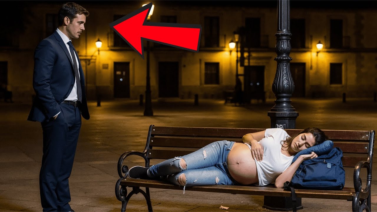 Abandonada por su Familia al Saber del Embarazo — Un Millonario la Ve en la Plaza y Cambia Todo