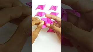 making an origami sonobe octahedron #modularorigami #origami #papercraft