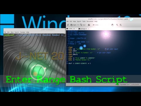 Enter Range To Pick A Random Number Bash Linux Script