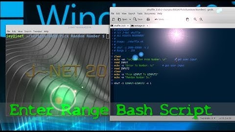 Enter Range To Pick A Random Number Bash Linux Script