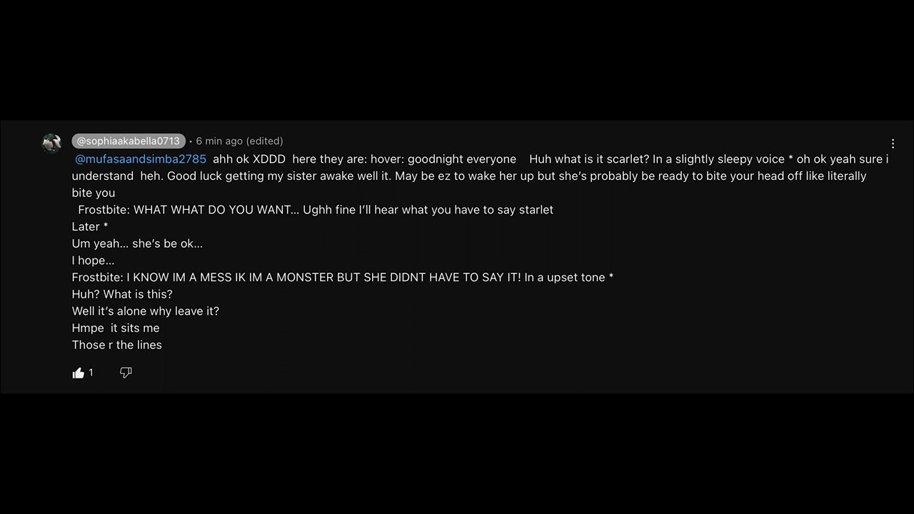 3rd Lines for my Bestie Sophia 😄 (For The Power Of Foxes Episode 1)