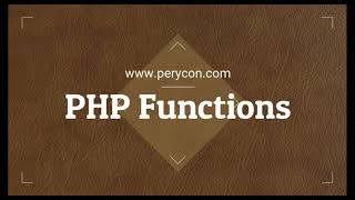 PHP Functions
