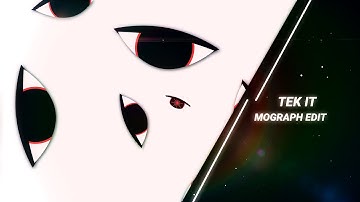 TEK IT-Mograph edit. Alight motion (free pf?)