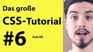 Schrift und Fonts in CSS + HTML Tutorial | Grundkurs für Anfänger #6 deutsch