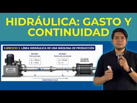 Hidráulica | Gasto y Ecuación de Continuidad | Ejercicio 2 Resuelto Paso a Paso