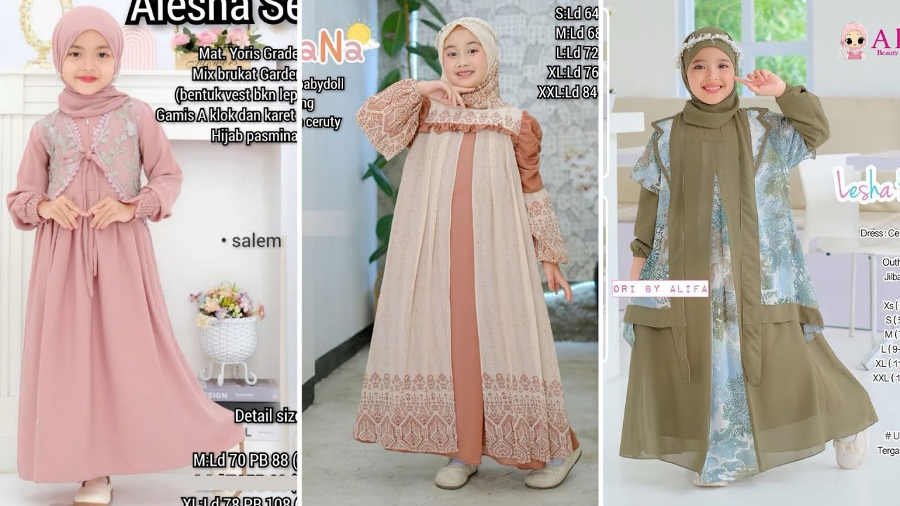 35+ MODEL GAMIS LEBARAN UNTUK ANAK-ANAK TERBARU 2025 // Part 7