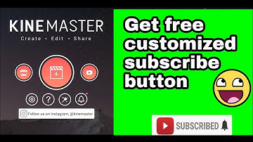 Simple Green Screen Subscribe Button Animation | How to add with Kinemaster Chroma key