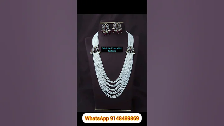 ✨ Limited Stock Alert! ✨Premium quality imitation jewelry at budget. ✅ WhatsApp 📲 9148489868