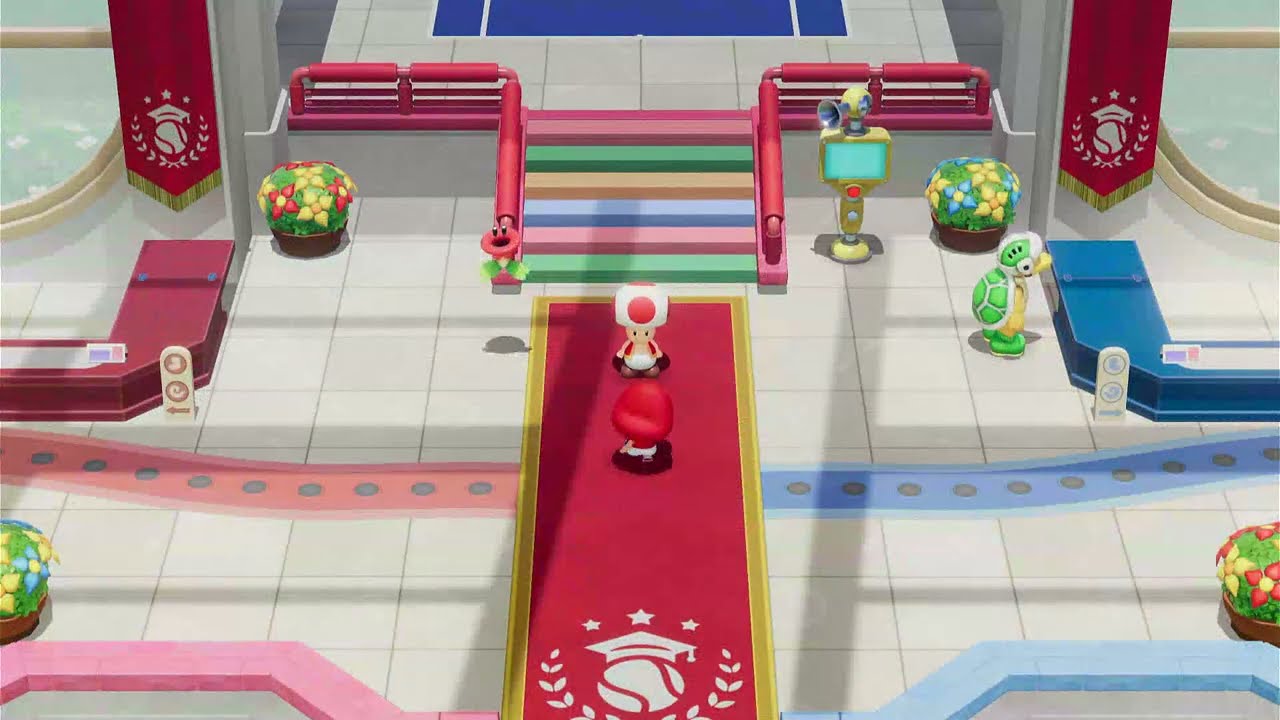 BeastCraftGaming Mario Tennis Fever Story Mode  Baybi Mario Magnet Master lefel three and more