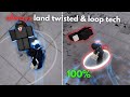 How To ALWAYS land Twisted &amp; Loop Tech *EASY* | Strongest Battlegrounds
