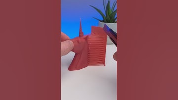 the UNICORN with printed MANE 3d printing time lapse #short