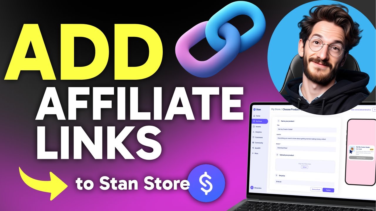 How to ADD AFFILIATE LINKS to Stan Store (Step by Step)