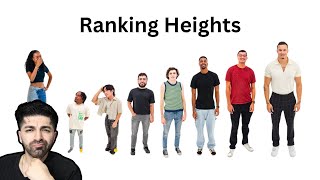 reacting to Blind Ranking Men Shortest to Tallest