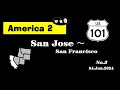 No.3【America2 04.Jun.2024】 1泊したサンノゼから 101号線で サンフランシスコ へ
