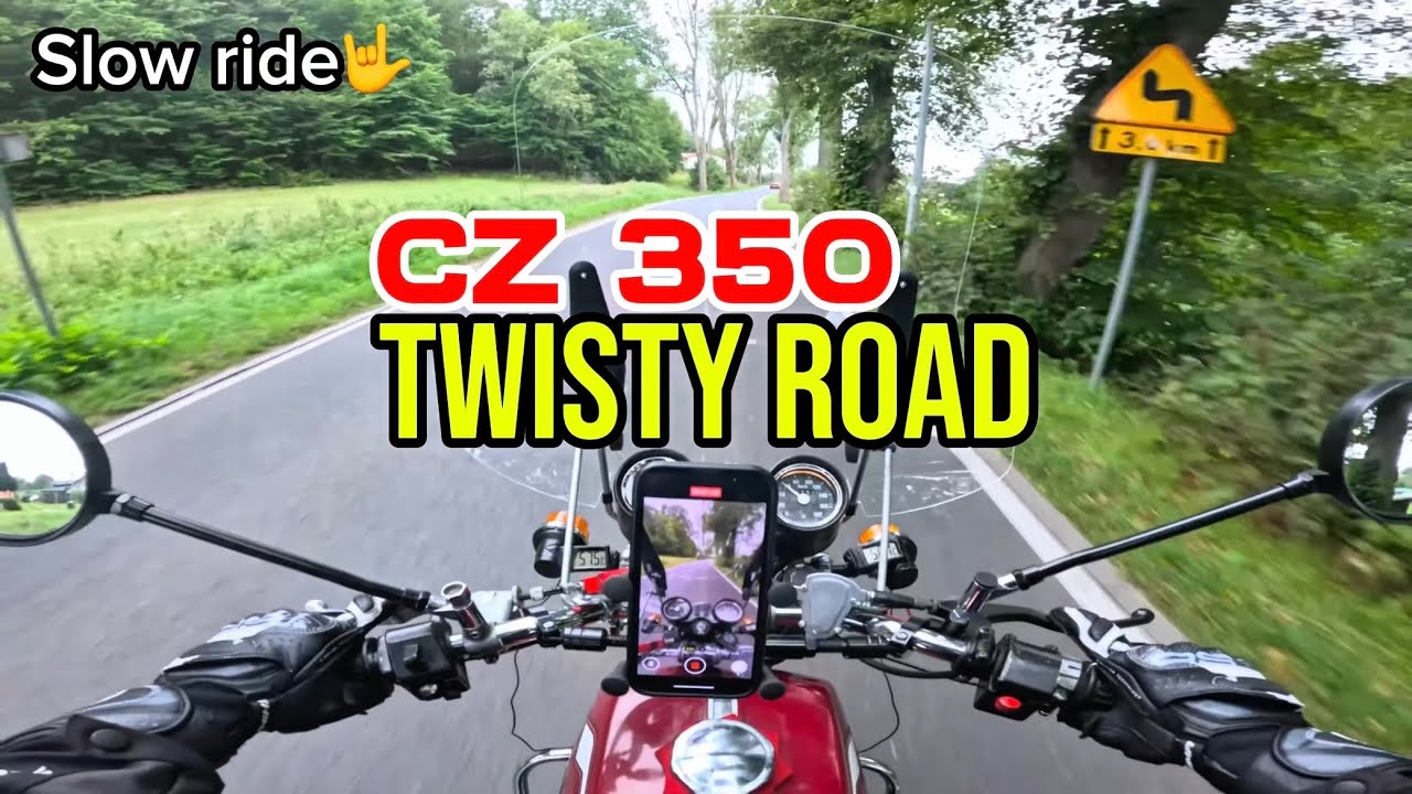 CZ 350 Raw Ride POV — Out of the Village, Into the Turns | 4K #SlowRideWorldwide #2stroke #JawaSound
