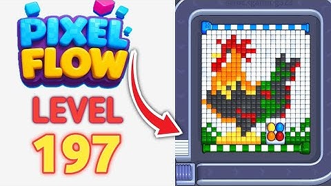 Pixel Flow Level 197 Walkthrough