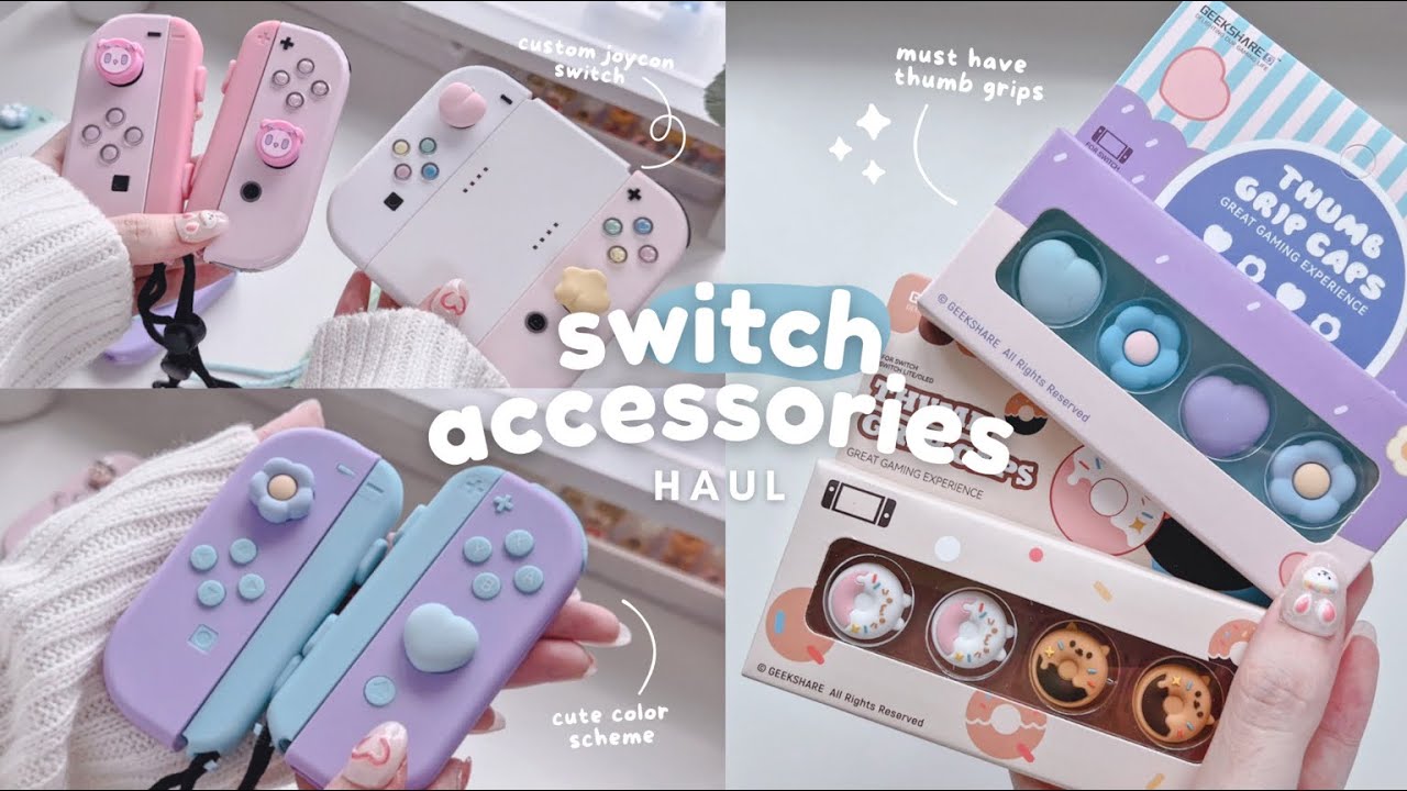 Nintendo switch accessories haul ♡ เปิดกรุไอเทมเสริม น่ารักแบบ 300% | ZANOOK