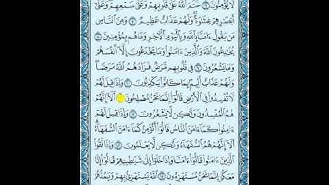 سوره البقره من بصوت الشيخ ماهر المعييقلي من الايه 11 الي 16