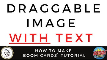 THIS one widget is your BEST choice to make a draggable image with text | Boom Card™ tutorial