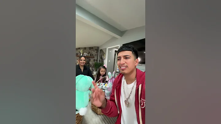 Surprising our kids with Easter Baskets #shortsvideo