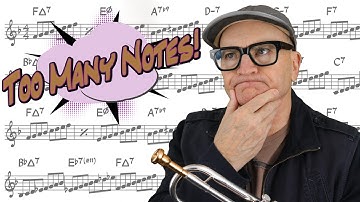 TOO MANY NOTES! A Jazz Improviser